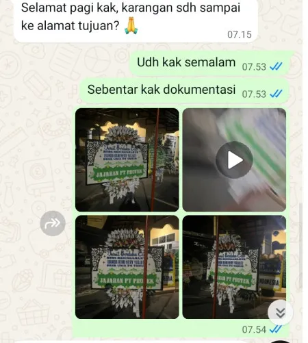 Pengiriman Papan Bunga Selamat Brekat Tarub